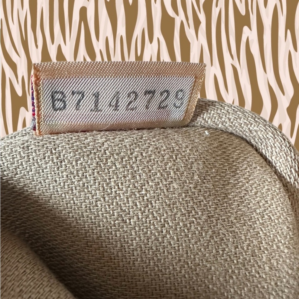 Dooney & Bourke Vintage Black Denim Monogram Flap Wristlet - Picture 7 of 12